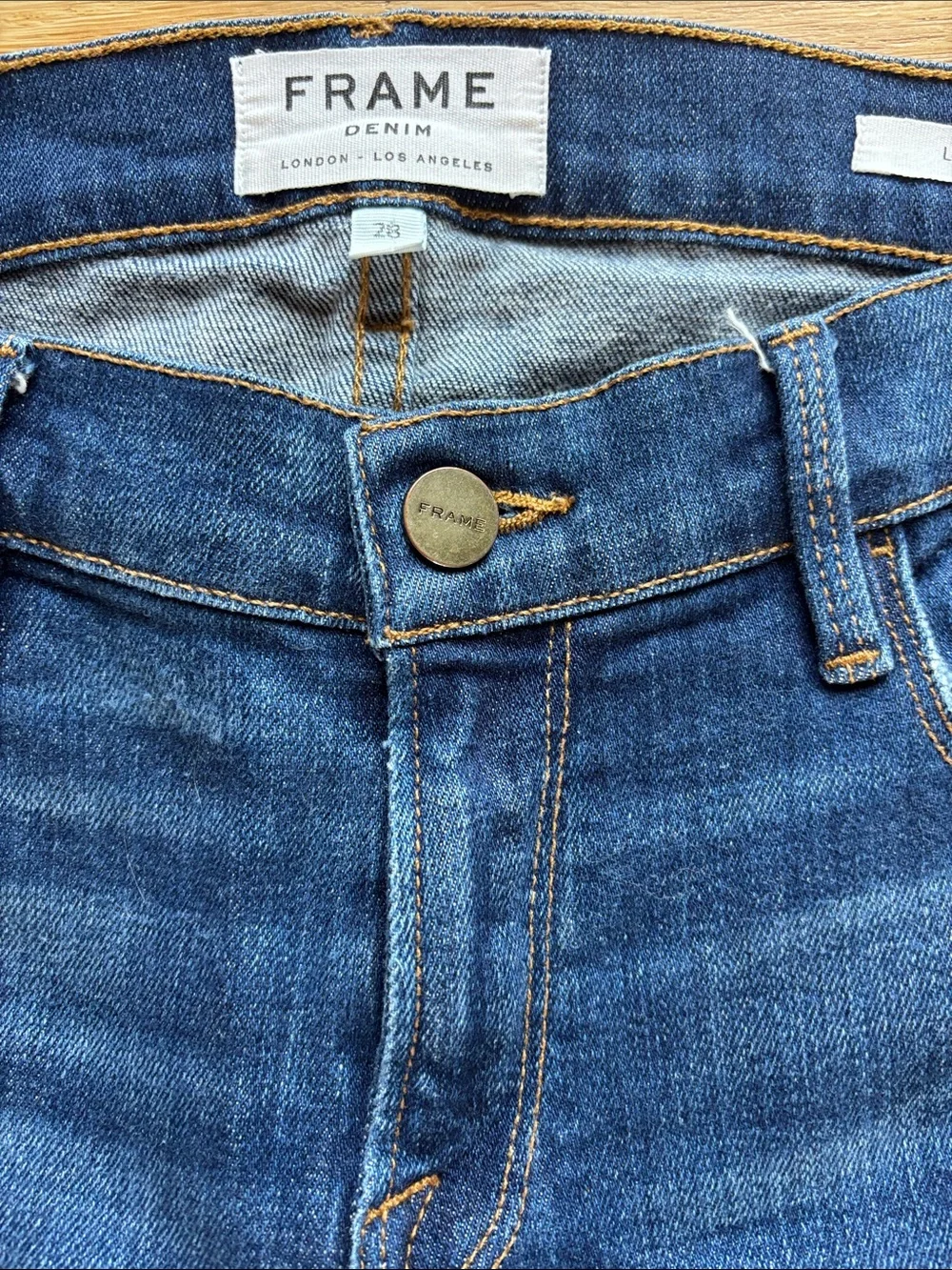 Frame Denim Le Garçon Straight Leg Jeans Size 28